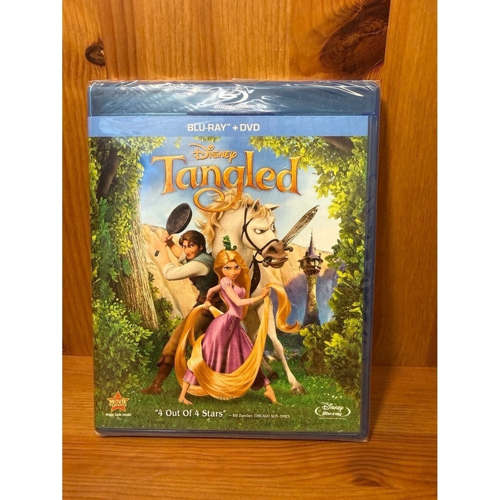 Disney Tangled Blu Ray DVD Combo Pack 2 Disc‎ Set New Factory Sealed